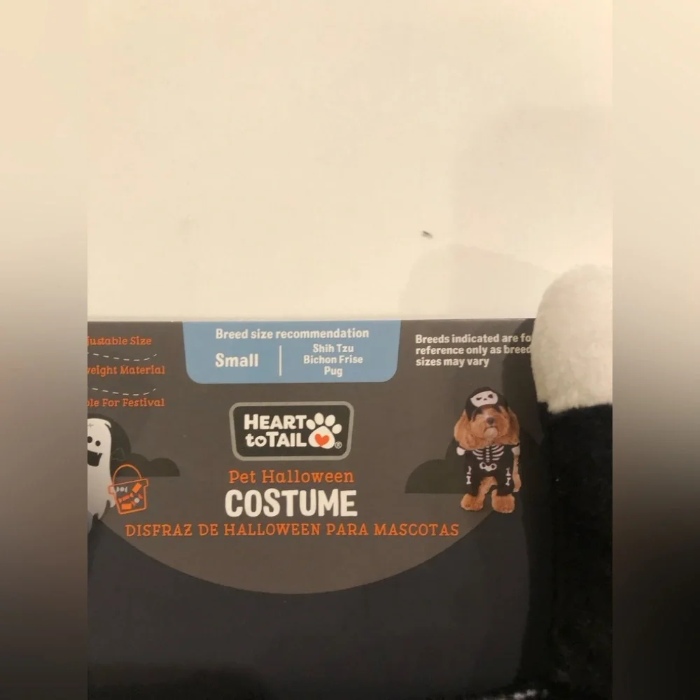 Brand New Small Dog Skeleton Halloween Costume